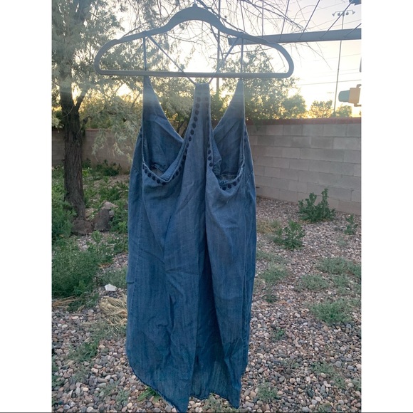 Velvet Heart Denim Dress - Picture 4 of 5